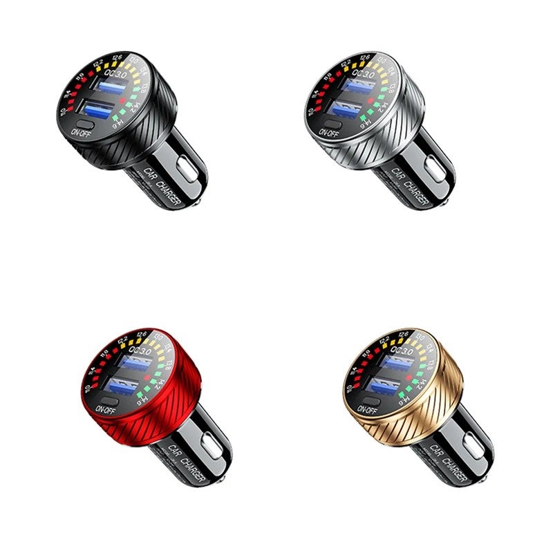 Bluejw Dual USB Car Charger Adapter with Independent ON/OFF Switches - Fast Charging Automobile Charger for 12V-24V Vehicles - Excellent Car Accessories - Image 5